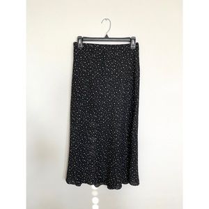 Nasty Gal Stargazing Navy Blue Midi Skirt NWOT